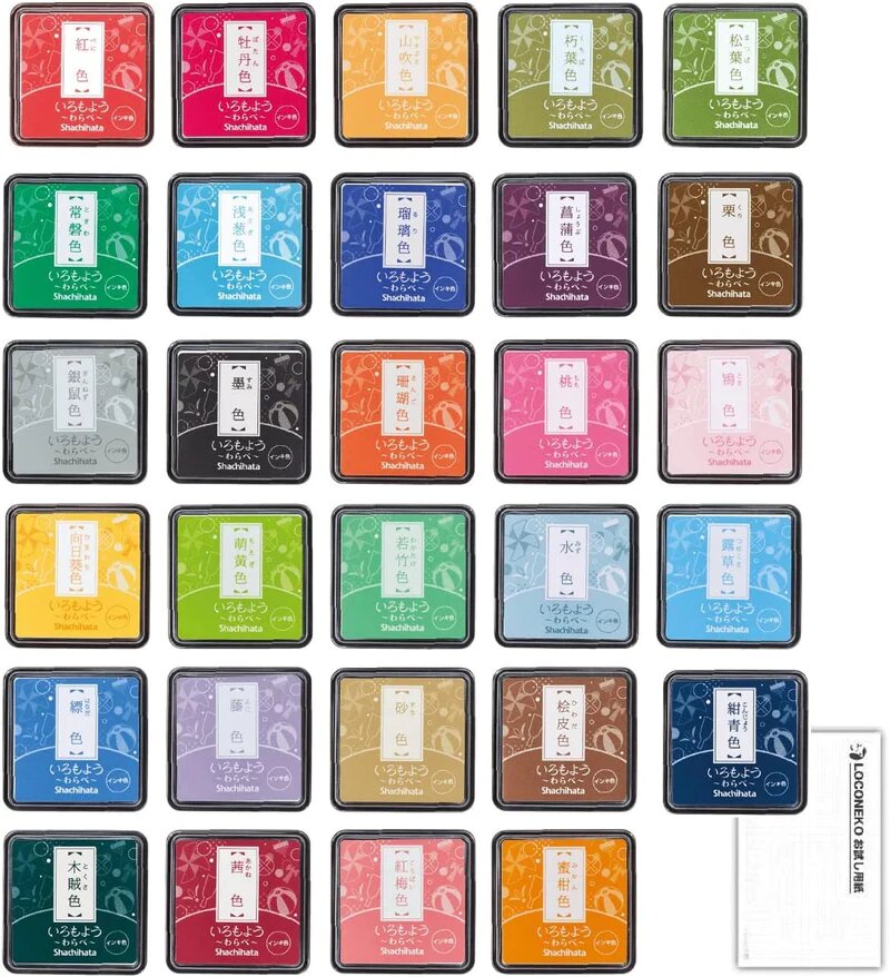 Shachihata Iromoyo MINI Stamp Pads