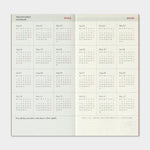 Traveler's Notebook (Regular Size) 2025 Weekly Vertical