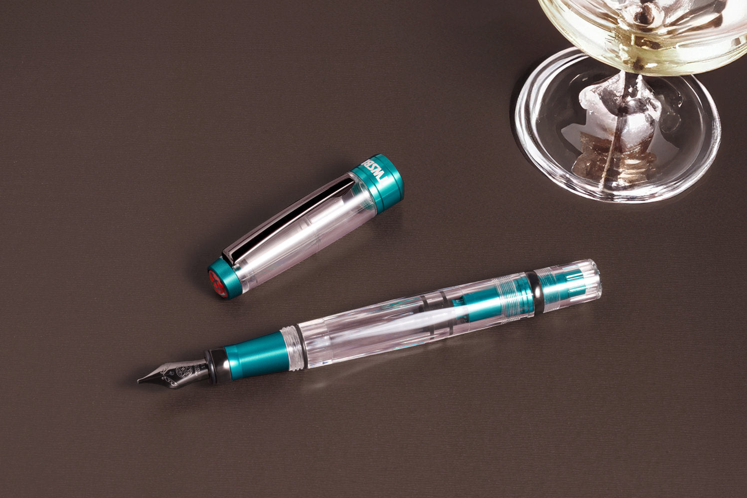 TWSBI Diamond 580ALR Carribean with Onyx Fountain Pen