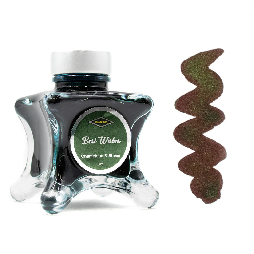 Diamine Inkvent Fountain Pen Ink (50ml) Green Edition - Chameleon & Sheen