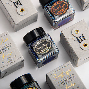 Journalize Starry Night Shimmering Fountain Pen Ink (30mL)