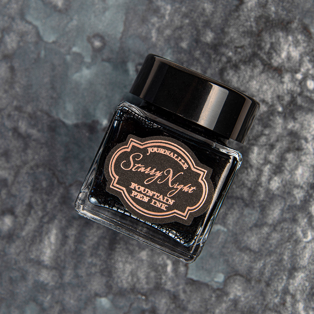 Journalize Starry Night Shimmering Fountain Pen Ink (30mL)