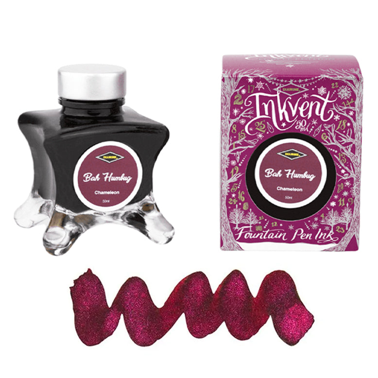 Diamine Inkvent Fountain Pen (50ml) Purple Edition - Chameleon