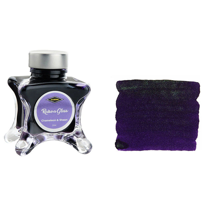 Diamine Inkvent Fountain Pen (50ml) Purple Edition - Chameleon & Sheen