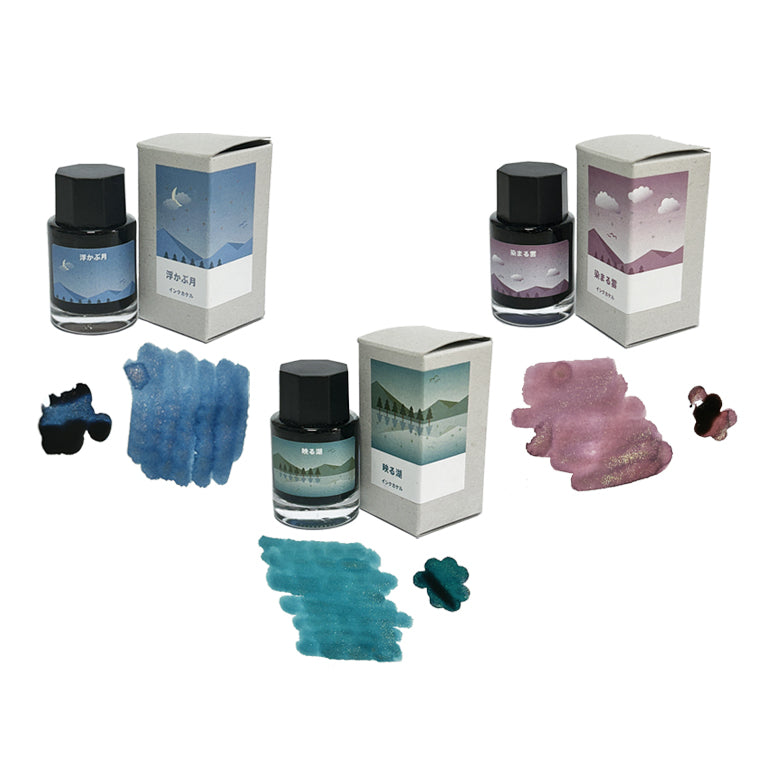 Ink Mazeru Limited Edition 18ml Shimmer Fountain Pen Inks