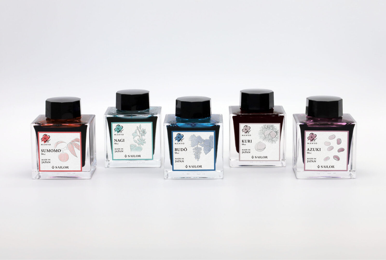 Sailor Manyo Fountain Pen Inks (50ml)