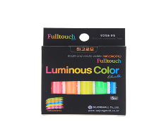 HAGOROMO Fulltouch Color Chalk 1 Box [72 Pcs/3 Color Mix]