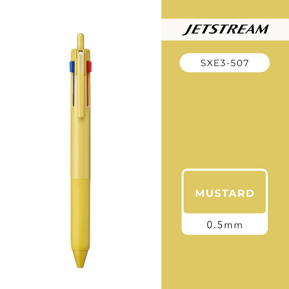 Uni-ball Jetstream SXE3-507 (0.5) 3-Color Ink Ballpoint Pens