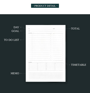 Wearingeul - Jaquere Reservoir A5 Day Planner (Soft Cover) 100 pages